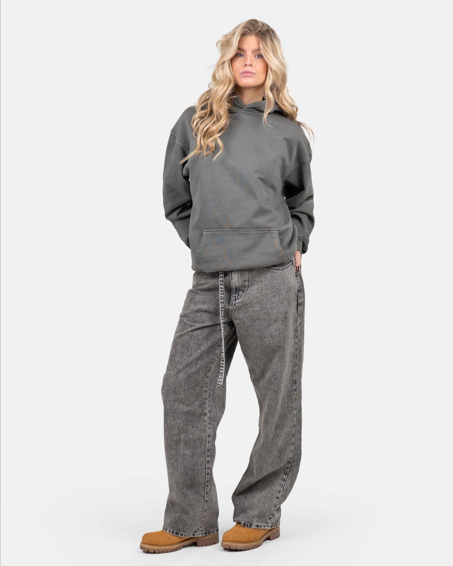 Blank Hoodie Washed Grey | Skagen - clothing.dk